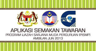Moga allah mudahkan segala urusan, amin. Semakan Kemasukan Program Pismp Ipg Sesi Jun 2013 Cikgu Ayu Dot My
