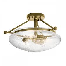Shop for ceiling lights at online lighting. Quintessentiale Belle Classic 3 Light Semi Flush Ceiling Light In Brushed Natural Brass Qn Belle Sf Bnb Lighting From The Home Lighting Centre Uk