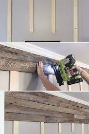 Have you seen a wood pallet accent wall? Pin On Barnwood