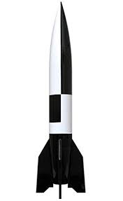 Black And White Rocket Aggregat 4 V 2 Rocket Model In Black And White Magnetic Knife Strip Knife Block Pocket Knife