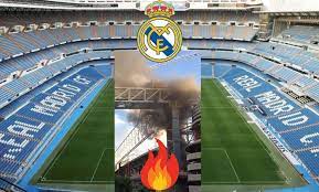 Eso sí, este incendio ha sido un gran susto que ya no les quitará nadie a los operarios. Incendio En El Bernabeu Videos Muestran Columna De Humo En Madrid Mediotiempo
