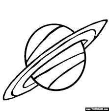 As per distance from sun, saturn is sixth planet and is second largest in size, after jupiter. Saturn Doodle Color Coloromatic
