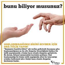 bunu biliyor musunuz hoslanmadiginiz birini sevmek icin ona iyilik yapin ilgincbilgiler psikolojikbilgiler psikoloji ilham verici sozler biliyor muydunuz