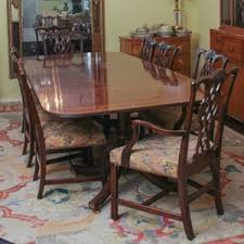 In the beginning of the 21st century, designer royalty names such as tony duquette and andre arbus improve the baker line further, with their luminary collections. Lot Art Federal Style Dining Table From Baker Furniture And Chippendale Style Chairs