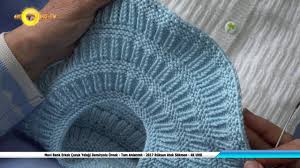 Demiryolu Model Erkek Bebek Yelegi Yapimi Videolu Anlatim Baby Knitting Patterns Orgu Krose