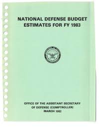 NATIONAL DEFENSE BUDGET ( ESTIMATES FOR FY 1983