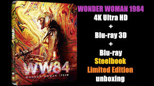Wonder woman 1984 s.h.figuarts golden armor wonder woman figure. Wonder Woman 1984 4k Ultra Hd Blu Ray 3d Blu Ray Steelbook Limited Edition Unboxing Youtube