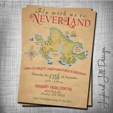 Neverland Birthday Party Invitation Peter Pan Party Etsy Peter Pan Party Peter Pan Wedding Birthday Party Invitations
