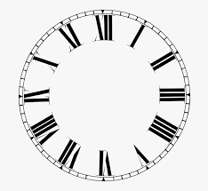 These blank clock sheets are provided in high definition quality so all the detailed numbers of the clock are clear and visible. Clock Clipart Roman Numerals Printable Clock Face Roman Numerals Hd Png Download Kindpng
