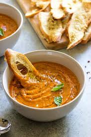 Cremige Gerostete Tomate Und Basil Suppe Keine Creme Oder Creme Alikes Gesunde Mahlzeiten Tomatencremesuppe Tomatencremesuppe Rezept Mahlzeit