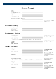 Download free cv resume 2020, 2021 samples file doc docx format or use builder creator maker. 7 Best Fill In Blank Printable Resume Printablee Com