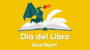 En este cartel sobre el día del libro: Dia Del Libro En Junior Report