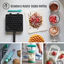 Bubble Waffle Puff Pan Ideas Jen Haugen In 2020 Bubble Waffle Pampered Chef Recipes Pampered Chef