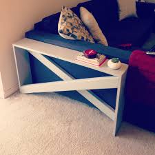 Diy This Table But Behind The Couch Couch Table Diy Diy Side Table Diy Table