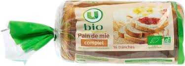 Pain De Mie Complet Issu De L Agriculture U Bio 280 G