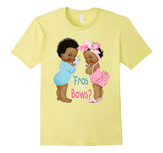 Check spelling or type a new query. Cute Fros Or Bows Gender Reveal Baby Shower T Shirt Anz Anztshirt