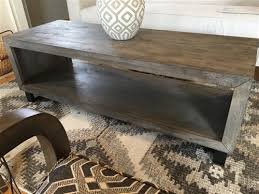 And i found a real nice piece of glass.lets make. Driftwood Gray Modern Coffee Table