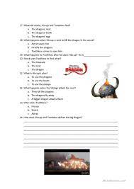 Trivia quizzes are a great way to work out your brain, maybe even learn something new. How To Train A Dragon Movie Quiz English Esl Worksheets For Distance Learning And Physical Classrooms