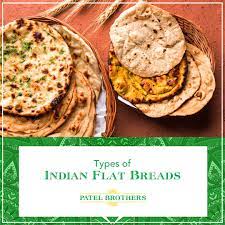Types Of Indian Flat Breads Indian Flat Bread Indian Food Recipes Paratha