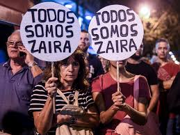 Cerca de las 22 del sábado, zaira rodríguez (21 años) y su novio con pancartas, banderas y gritos de justicia, vecinos y comerciantes se concentran en boulevard ballester y alvear, a metros de la seccional 2ª de la policía de la provincia, en villa ballester. Multitudinario Pedido De Justicia Por Zaira Rodriguez Diario El Sol Mendoza Argentina