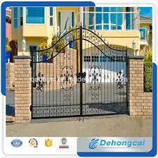 Telescopic gate importer and exporters mail. China Export Spear Top Main Metal Gate Design China Gate Main Gate