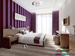 بالصور تصاميم ديكور غرف نوم تركية باللون الارجواني كلاسيك فخمة