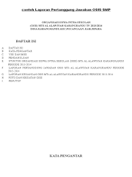 Check spelling or type a new query. Contoh Laporan Pertanggung Jawaban Osis Smp
