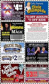Discount Coupons For The Smoky Mountains Pigeon Forge Discounts Gatlinburg Discount Coup Gatlinburg Discounts Gatlinburg Vacation Smokey Mountains Vacation