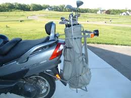 Using a gps in california or minnesota. Modern Vespa Golf Clubs On Scooter
