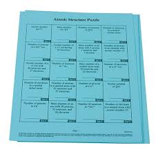 Name three tools used by scientists, and describe how they are used. Atomic Structure Puzzle Student Activity Kit