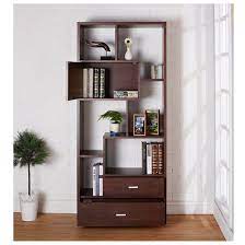 Baby chest of drawers & storage. Walnut Wood Dark Brown Frame Modern Book Shelf With Drawers China Wooden Bookcase Bookshelf Display Bookshelf Made In China Com