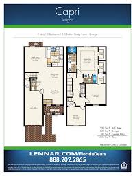 Use the link to view our townhome floor plans & blueprint two or more multilevel buildings are connected to each other and separated by a firewall. Aragon By Lennar Homes Town Home Floorplans