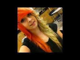 Red haired ninja of the golden castle. Half Red Half Blonde Scene Hair Youtube