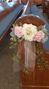 Hope And Joy Home Diy Wedding Pew Bows Simple Wedding Decorations Wedding Flower Decorations Wedding Decorations
