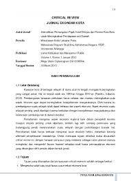 Oleh ni'matul udzma nim 130413614979 universitas negeri malang fakultas ekonomi program studi manajemen juni 2017 fabstract this paper examines the extent to which strategic human. Critical Review 10 Jurnal Internasional