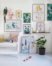 The girl's room was full of color and fun! Go Bananas Monkey Poster Art Print Wall Art Illustration Scandinavian Nursery Nursery Print In 2021 Kids Room Wall Art Kids Bedroom Decor Kids Room Art