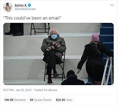 Bernie Sanders Inauguration Memes Bernie Sanders In Mittens Become Viral Meme On Inauguration Day Hillary clinton şu an anketlerde %44 bernie sanders ise %32. bernie sanders inauguration memes