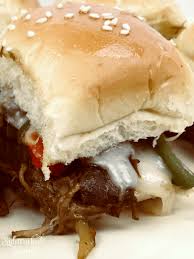 Dinner is a breeze when you make this easy crock pot steak bites recipe. Crock Pot Philly Cheese Steak Sliders Sidetracked Sarah