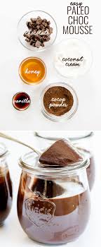 Smooth And Creamy Paleo Chocolate Mousse Made With Chocolate Coconut Cream Cocoa Powder Honey And Van Paleo Chocolate Paleo Dessert Chocolate Mousse Recipe