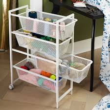 Jonaxel Corbeille Filet Blanc 25x51x15 Cm Ikea Ikea Basket Drawers Home Organization