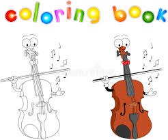 Stunning greyscale coloring page featuring a violin and flowers. Violin Coloring Book For Adults Vector Stock Vector Illustration Of Element Nature 67663791