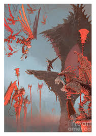 Flying monkey from the wizard of oz: The Wonderful Wizard Of Oz Flying Monkeys Digital Art By Yaniv Shimony