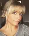 Shoulder Length Medium Length Blonde Hair With Bangs