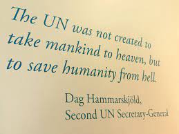 So this is also, fundamentally, an existential challenge and a moral obligation. United Nations On Twitter Tbt To 1954 Quote From 2nd Un Secretary General Dag Hammarskjold Find Out More About The Mission Work Of The Un Https T Co W8kyo3vzu3 Https T Co Lonopnixxd