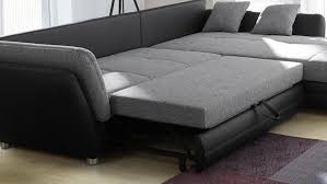 Wohnlandschaft Java Ecksofa Schwarz Grau Mit Bettfunktion