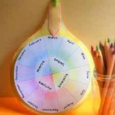 The Colours Of The Season Calendar Season Calendar Education Inspiration Months In A Year