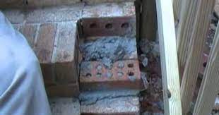 You should have cracks in brickwork looked at by a professional mason. How To Repair Brick Steps With Loose Broken Or Missing Bricks Youtube Brick Steps Brick Repair Brick Projects