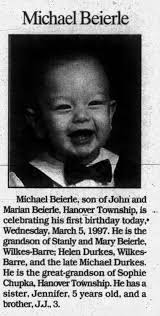 Birthday Announcement