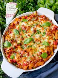 A Pasta Bake With A Difference This Pasta Bake Is Made With Ground Sausage And Chorizo I In 2020 Sausage Pasta Bake Recipes With Chorizo Sausage Sausage Pasta Recipes