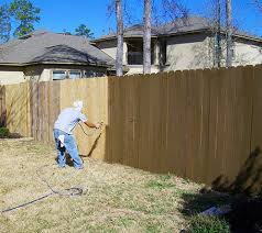 We are a highly reputable family owned fence company specializing in new fences, decks, arbors, patio covers, automatic gates, staining, fence repair, concrete, and stonework. Staining Services Spring Tx Wood Fences Stained